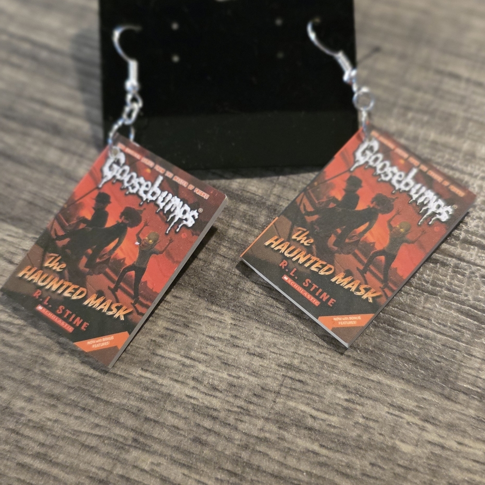 Goosebumps The Haunted Mask Earrings